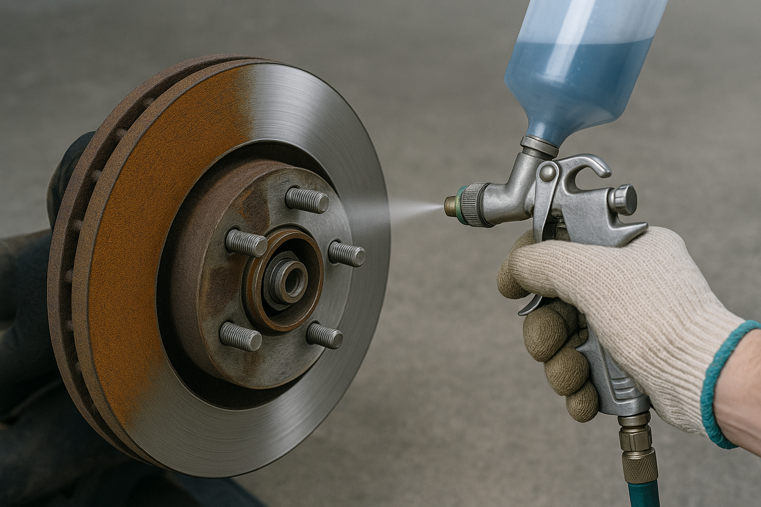 녹 제거 전후 비교 이미지